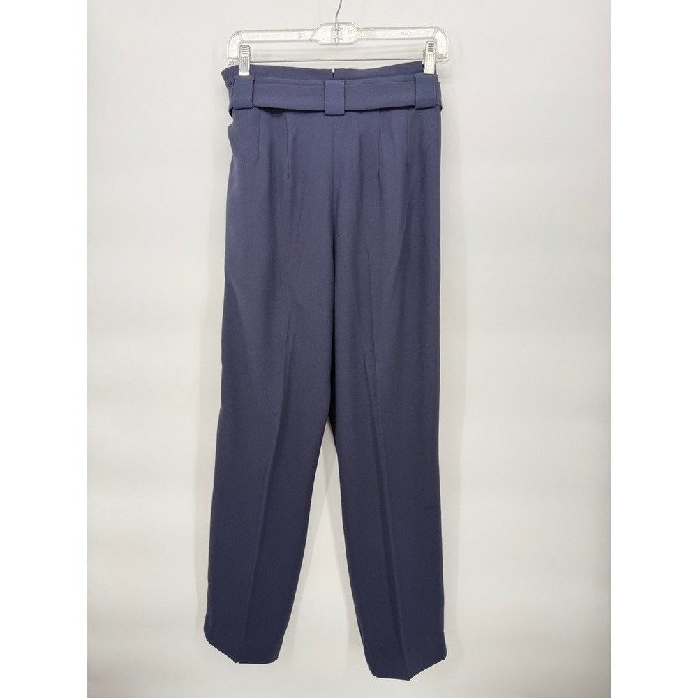 Express Dress Pants High Waist Tie Belt Paperbag Office Attire Career Trousers 4 - Picture 2 of 11